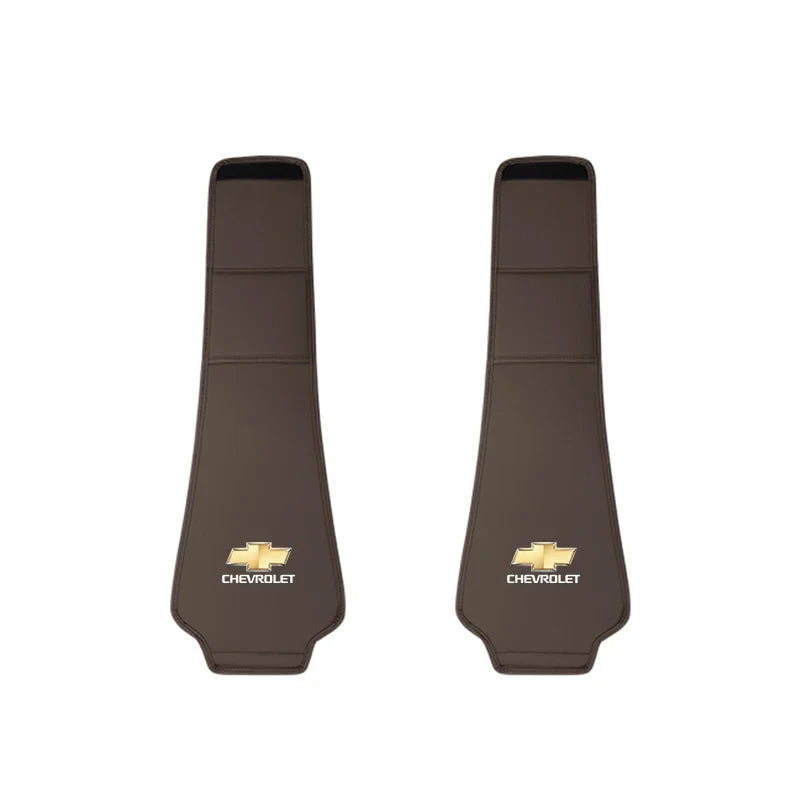 2Pcs Quality Leather Car Seat Headrest Covering Accessories For Chevrolet Corvette Montana TrailBlazer Silverado Traverse Camaro