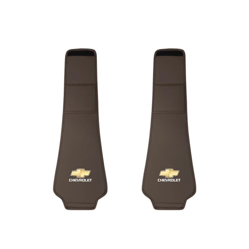 2Pcs Quality Leather Car Seat Headrest Covering Accessories For Chevrolet Corvette Montana TrailBlazer Silverado Traverse Camaro