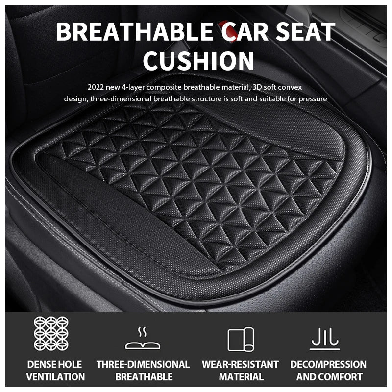 SEAMETAL 3D Car Seat Cover Breathable Auto Seat Cushion Convex Design for Heat Dissipation Sweatproof Universal Chair Protector