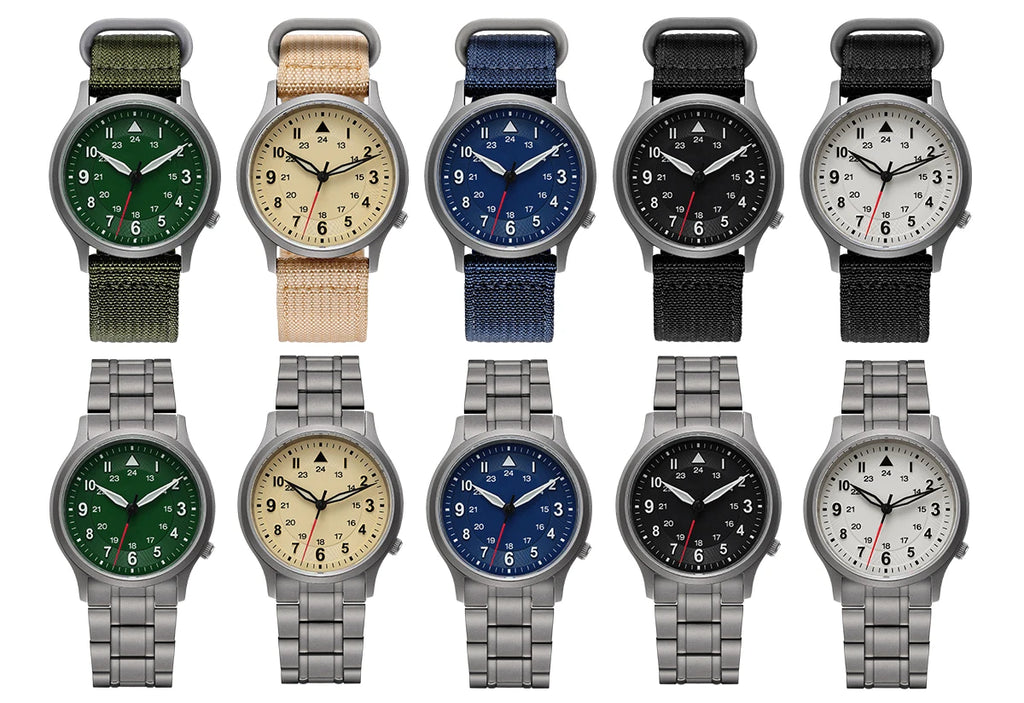 BERNY Full Titanium Watches for Men Outdoor Quartz Men's Field Wristwatch VH31 Super Luminous Sapphire Easy Read Watch