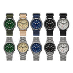 BERNY Titanium Watches for Men Classic Mens Field Watch Easy Read Outdoor Quartz Wristwatch Super Luminous Sapphire 5ATM
