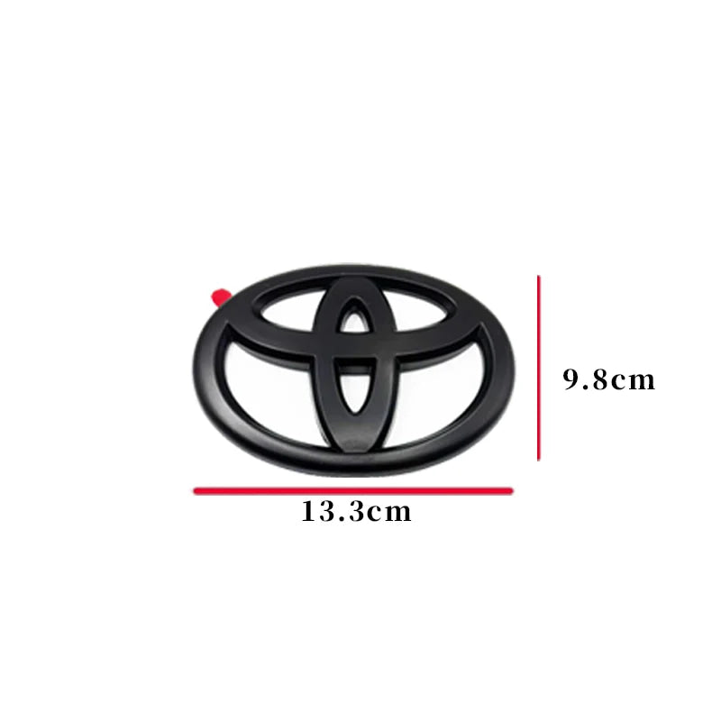 Autocollant emblème de coffre de voiture ABS noir brillant argenté pour Toyota, badge arrière CAMRY, lettres décoratives, access