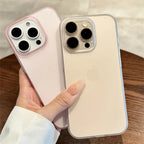 Soft Matte Candy Transparent Phone Case For iPhone 16 15 14 Pro Max Plus 13 12 11 XR XS XsMax 8 Shockproof Silicone Bumper Cover
