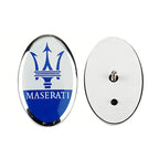 Car Front Hood Emblem Badge for Maserati Granturismo Ghibli Quattroporte Levante Granlusso Coupe Exterior Replacement Part