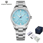 PAGANI DESIGN 2026 NEW Top Ice Blue Dial Men Quartz Watch Japan VH31 100M Waterproof Luxury Dress Watch For Men Reloj Hombre
