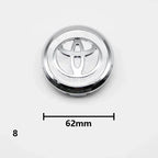 4Pcs 57/62mm Car Wheel Center Hub Caps For Toyota Rav4 Aygo Yaris Corolla Camry Car Tire Center Decoration Stickers Accessories