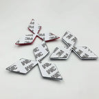 ABS Car Front Grill Emblem for Mitsubishi Outlander Ralliart Lancer ASX Pajero Delica EVO Colt Triton Rear Trunk Badge Sticker