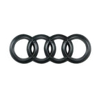 4 Rings ABS Car Front Hood Emblem Bonnet Rear Logo For Audi A3 A4 B8 8P A6 C7 A5 Q5 B7 B6 B9 SLINE QUTTRO RS Q3 Q7 S3 S4 S5 S6
