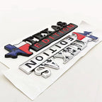 TEXAS EDITION Logo Emblem ABS Car Badge Trunk Sticker For Ford Jeep Chevrolet Ram GMC Dodge Cadillac Lincoln Tesla Accessories