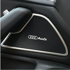 3D Aluminum Car Audio Logo Speaker Emblem Badge Sticker For Audi A3 A4 A5 A6 A7 A1 Q2 Q4 Q3 Q5 Q7 Q8 S3 S4 S5 S6 TT Accessories