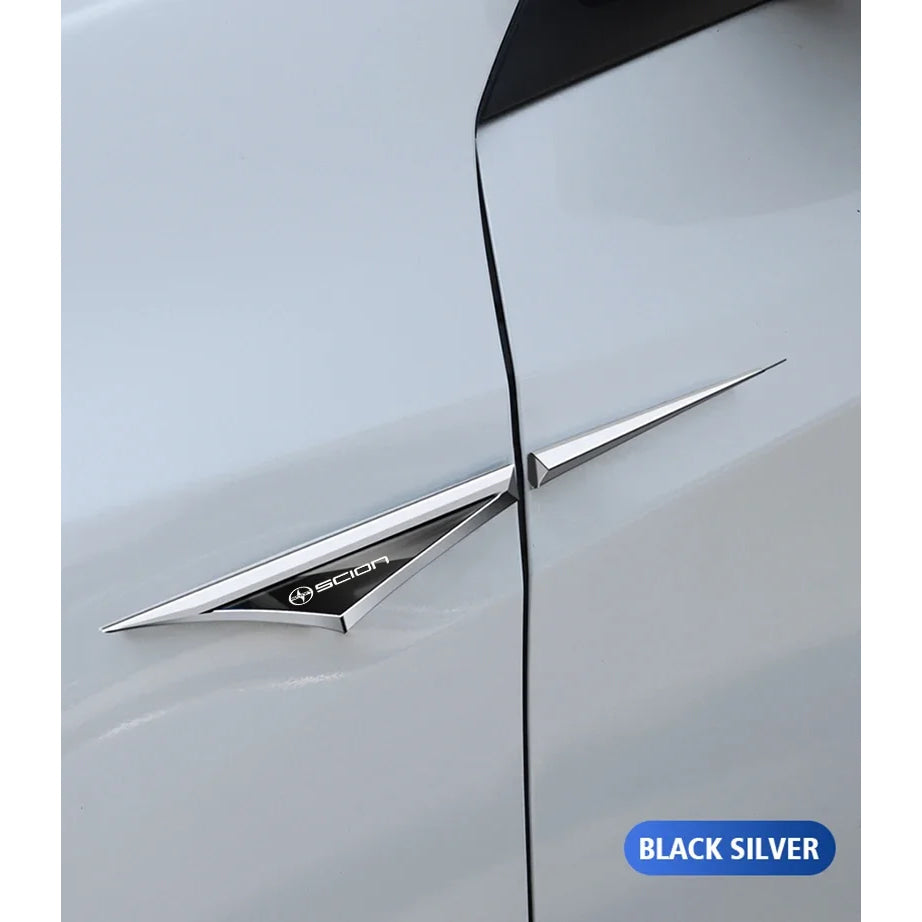 2pcs 3d alloy car stickers car accsesories accessory for Toyota scion FR-S im IA