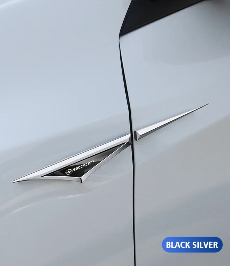 2pcs 3d alloy car stickers car accsesories accessory for Toyota scion FR-S im IA