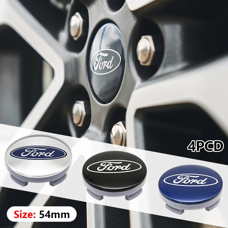 ABS Blue Silver Black ABS Integrated Rim Cover For Ford Focus Mondeo Edge Ecosport Ranger Fiesta Fusion Kuga Accessories