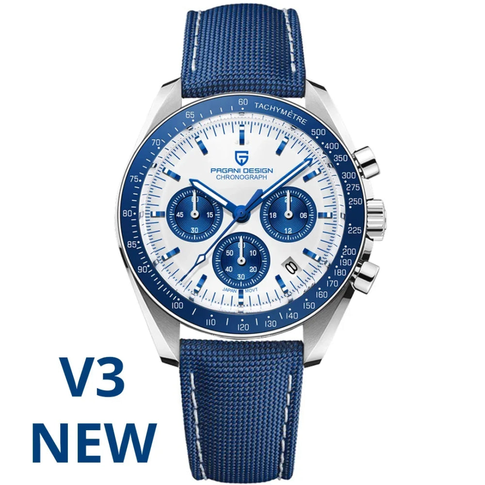 2025 New PAGANI DESIGN AK Project Mars Men's Watches Luxury Quartz Watch Men AR Sapphire Speed Sport Chronograph Automatic Date