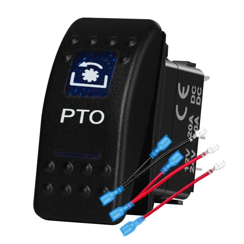 12v/24v Blue Led Light 5 Pin On Off SPST Rocker Switch 7 Pin On Off On ARB Carling Style Car Boat Waterproof Push Switch