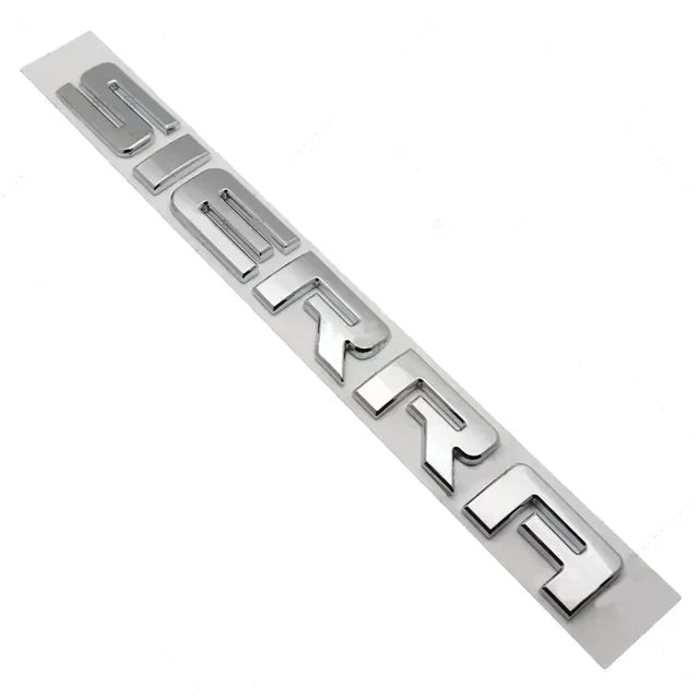 1PCS ABS Sierra sticker for GMC rear compartment car  sticker emblem