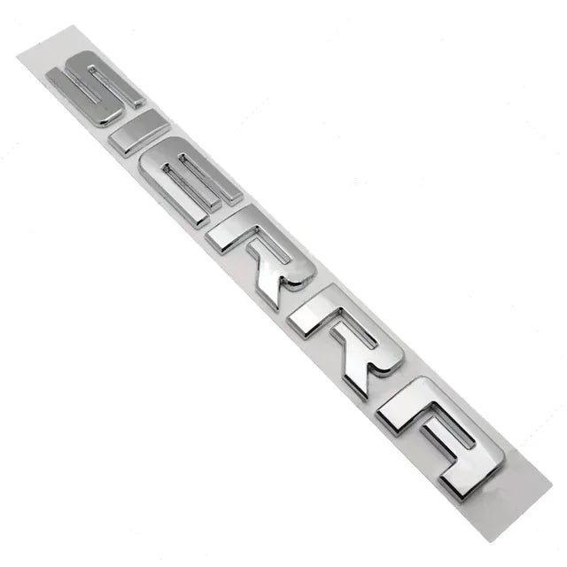 1PCS ABS Sierra sticker for GMC rear compartment car  sticker emblem