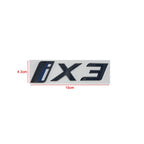 ABS Letters Numbers Glossy Black ix i3 i4 i7 iX ix3 iX4 ix7 Emblem for BMW X1 X3 X5 X6 GT Car Rear Logo Badge Sticker