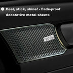 Chevrolet 3D Aluminum Car Audio Stickers Fit For Silverado Impala Malibu Equinox Cruze Camaro Tahoe/Suburban Blazer Spark Aveo