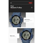 Casio watch menTen years of electricity top luxur set LED digital sport Waterproof quartz men watch relogio masculino AE-1500WH
