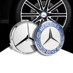 4PCS 75mm Metal Emblem Car Wheel Center Hub Cap Cover Badge For Mercedes Benz AMG GLK GLE GLC W203 W206 W220 W205 W211 W212 201