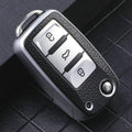 3 Buttons Key Case for Volkswagen Polo Tiguan Passat Golf Jetta Lavida Tpu Leather Protection Shell Bag For Skoda Octavia Seat