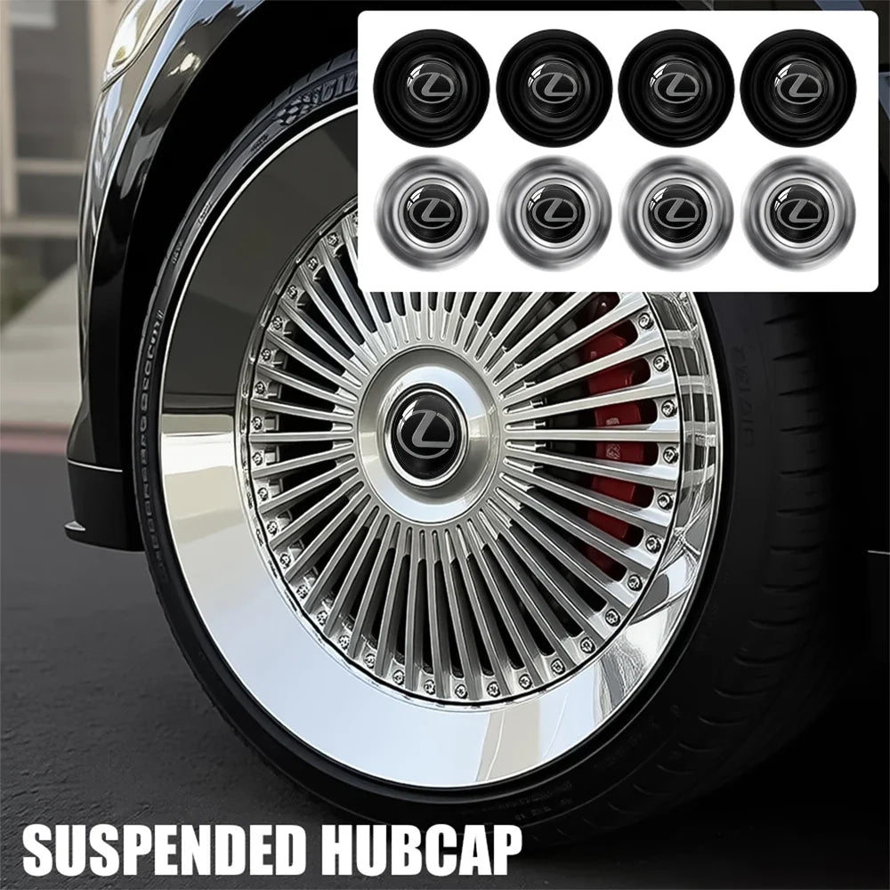 4PC For Lexus FSPORT IS200 ES300h ct200h RX350 IS300h IS250 Car Styling Wheel Tire Hub Cap Cover Badge Auto Exterior Accessories
