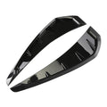 Pairs 35cm Car Fender Side Air Vent Cover Trim Modified Carbon Fiber Black Fender Side Gills Universal Air Vent Decorative Stick