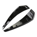 Pairs 35cm Car Fender Side Air Vent Cover Trim Modified Carbon Fiber Black Fender Side Gills Universal Air Vent Decorative Stick