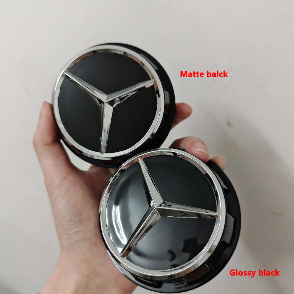 4PCS Aluminum Car Wheel Center Hub Caps for Mercedes-Benz A45S C63S E63S AMG GT GTS C190 Auto Styling Accessories
