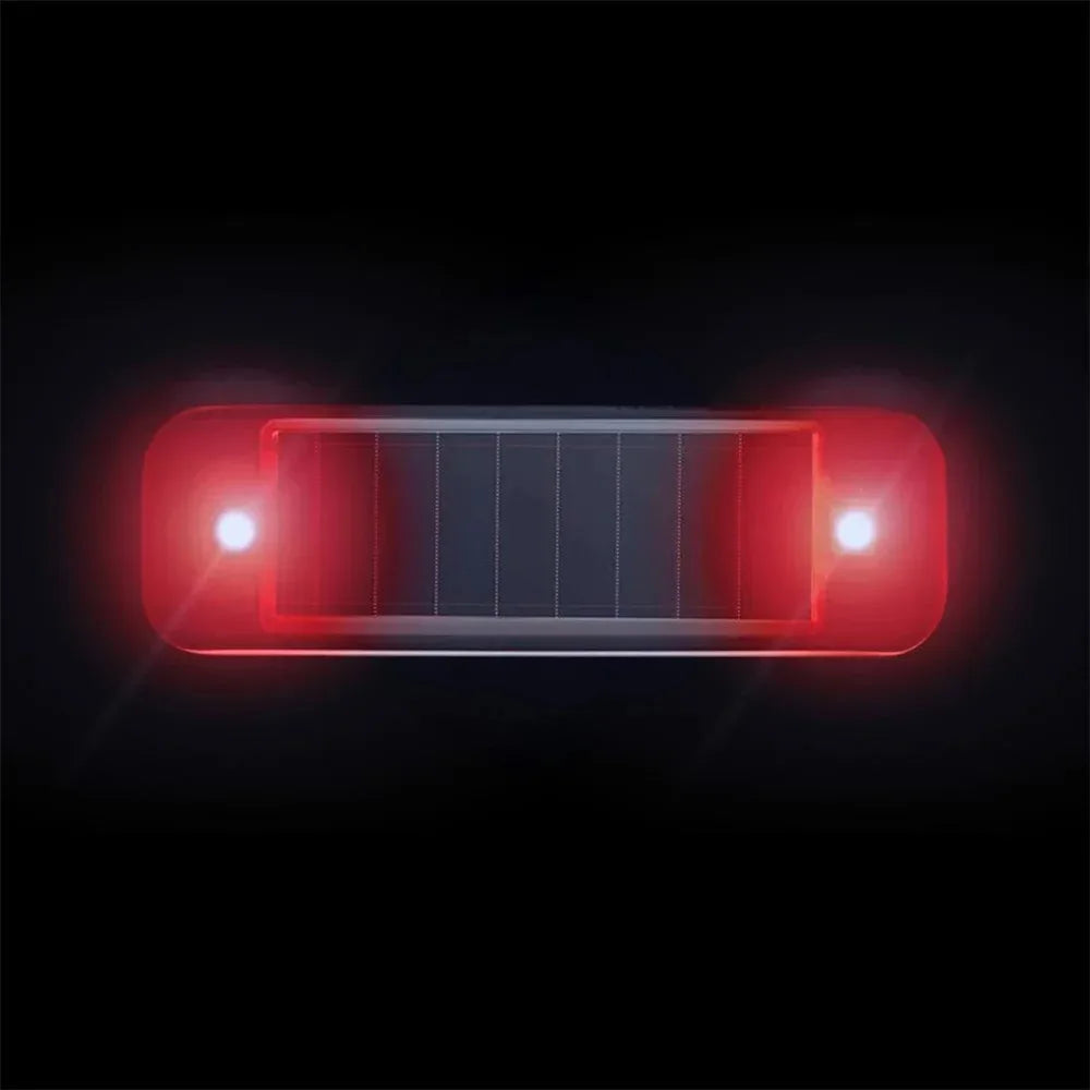 Mini luz LED de advertencia de energía Solar para coche, alarma simulada de seguridad nocturna, lámpara de precaución antirrobo inalámbrica, lámpara de alarma simulada intermitente