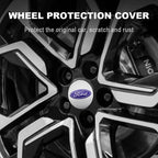 4Pcs 56mm 60mm 54mm Car Wheel Center Hub Cap Rim Cover Stickers For Ford Focus Mondeo Edge Ecosport Ranger Fiesta Fusion Kuga