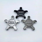 4pcs Audi 135MM Car Hub Caps 8R0601165 4F0601165 For A4 A5 A6 A7 Q3 Q5 A3 S5 Accessories Auto Wheel Center Cap Hubcap Rim Covers