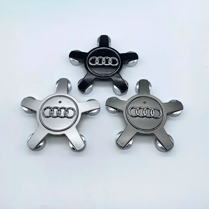 4pcs Audi 135MM Car Hub Caps 8R0601165 4F0601165 For A4 A5 A6 A7 Q3 Q5 A3 S5 Accessories Auto Wheel Center Cap Hubcap Rim Covers