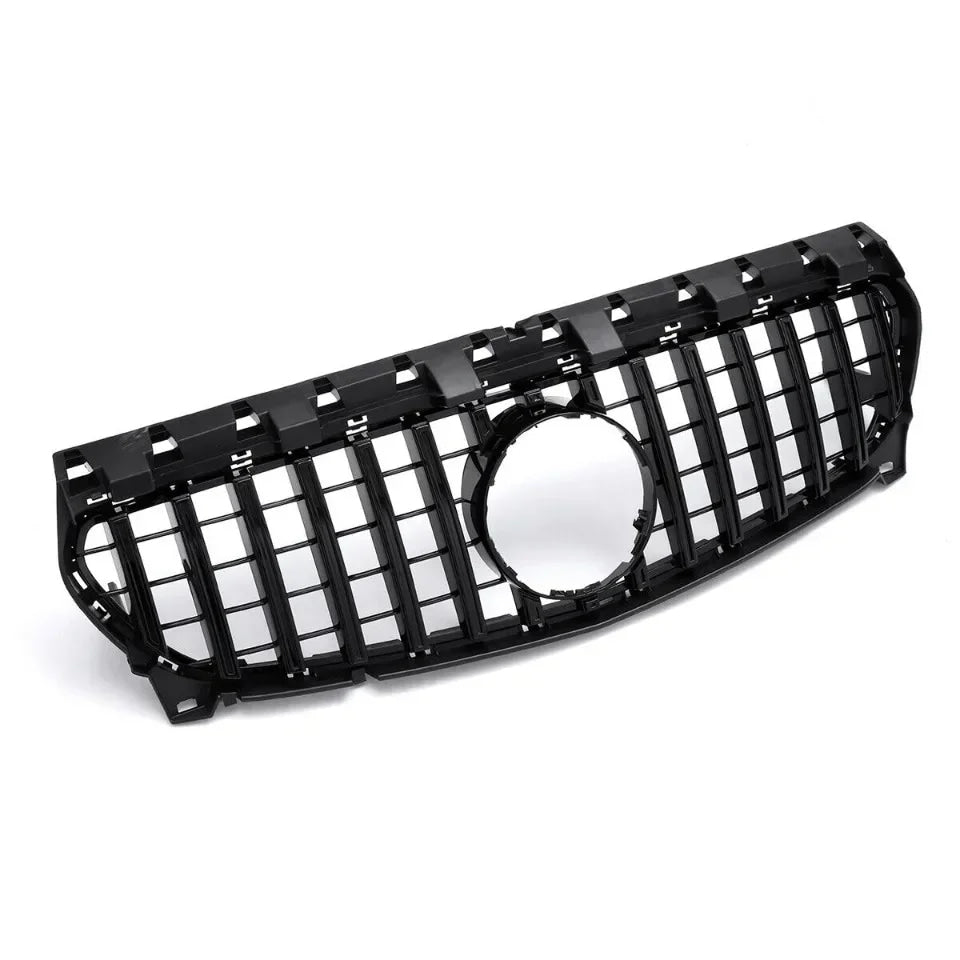 Chrome Silver AMG Style Front Bumper Grille For Mercedes Benz CLA-Class W117 2013-2019 CLA180 CLA200 CLA45 Front Grill Black