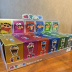 Kucikuji Original Crayon Shin Chan Blind Boxs Toys Kawaii Figures Anime Model Mobile Phone And Computer Screen Car Ornament Toys