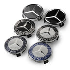 4PCS 75MM Car Wheel Center Hub Caps Tire Rim Covers Auto Accessories For Mercedes Benz CLA A180 W108 AMG CLK W201 W212 W213 W220