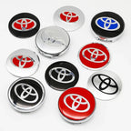4Pcs Car Wheel Center Hub Caps Emblem Badge Rim Dust Cover For Toyota Corolla Camry Highlander Yaris Prius CHR Auto Accessories
