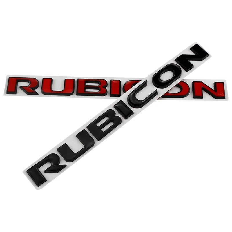 Car Metal Body Logo Decals Badge Emblems Sticker For Jeep Wrangler Rubicon Unlimited 4x4 JK JL JT 2021 2022 2023 2024 Parts