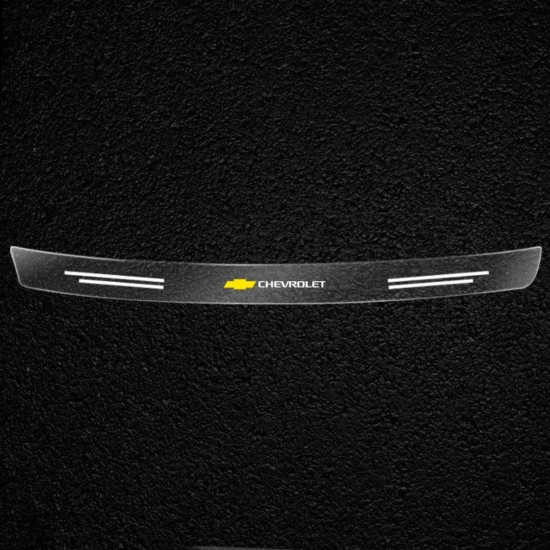 Car Transparent Rear Guard Plate Trunk Sticker For Chevrolet Silverado Impala Malibu Equinox Cruze Camaro Tahoe/Suburban Cavalie