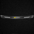 Car Transparent Rear Guard Plate Trunk Sticker For Chevrolet Silverado Impala Malibu Equinox Cruze Camaro Tahoe/Suburban Cavalie