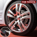 4PCS Crown Style Tire Valve Stem Caps, Air Caps Cover, Aluminum Alloy Dustproof And Waterproof Valve Caps Cover For All Toyota