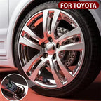 4PCS Crown Style Tire Valve Stem Caps, Air Caps Cover, Aluminum Alloy Dustproof And Waterproof Valve Caps Cover For All Toyota