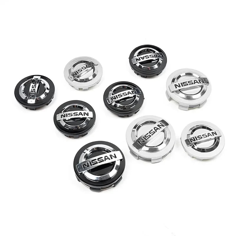 4Pcs 54/60mm Car Wheel Center Hub Caps Cover For Nissan Qashqai Juke Pulsar Sentra Altima Patrol Micra Replacement Accessorie