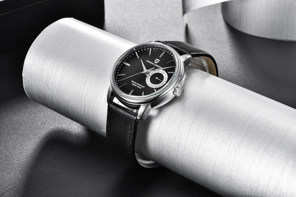 2026 Pagani Design Reloj Hombre PD1654 Quartz Watch Men 100M Water Resistant Leather Strap  Fashion Business Wristwatch reloj
