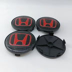 4pcs65mm 68mm For H Honda Mugen Pilot TypeR TypeS Insight CarStyling Wheel Center Hub Caps Cover Replacement Accessoriesstickers