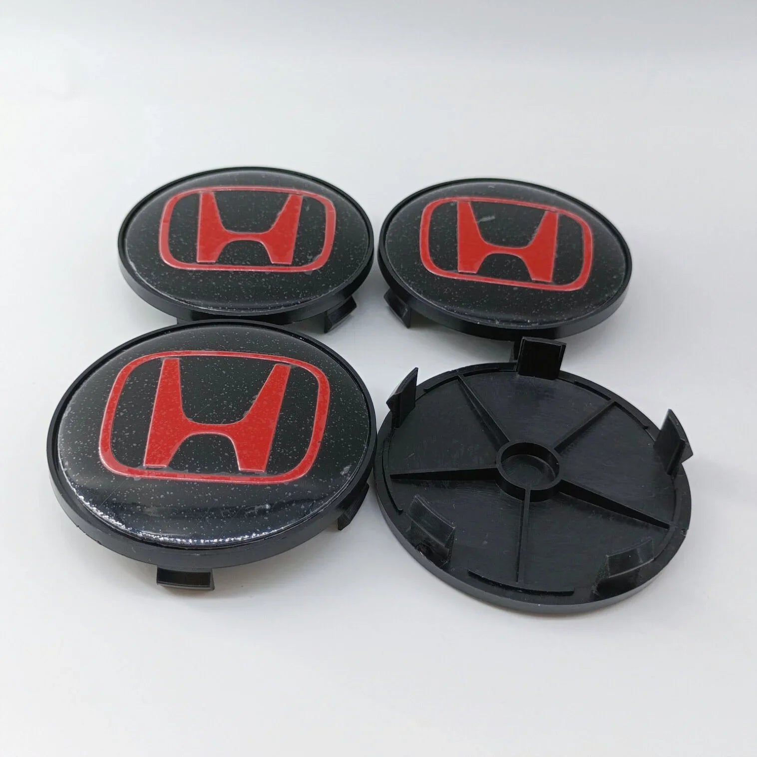 4pcs65mm 68mm For H Honda Mugen Pilot TypeR TypeS Insight CarStyling Wheel Center Hub Caps Cover Replacement Accessoriesstickers