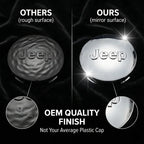 4Pcs 56mm Embossed Logo Rim Center Covers Wheel Center Hub Caps for Jeep Renegade Compass Wrangler JK Patriot Grand Cherokee SRT