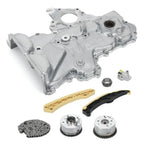 213502B701 243212B620 Timing Chain Kit+VVT Gear+Oil Pump Cover 244202B611 244312B620 For Hyundai Veloster Elantra Kia 12-21