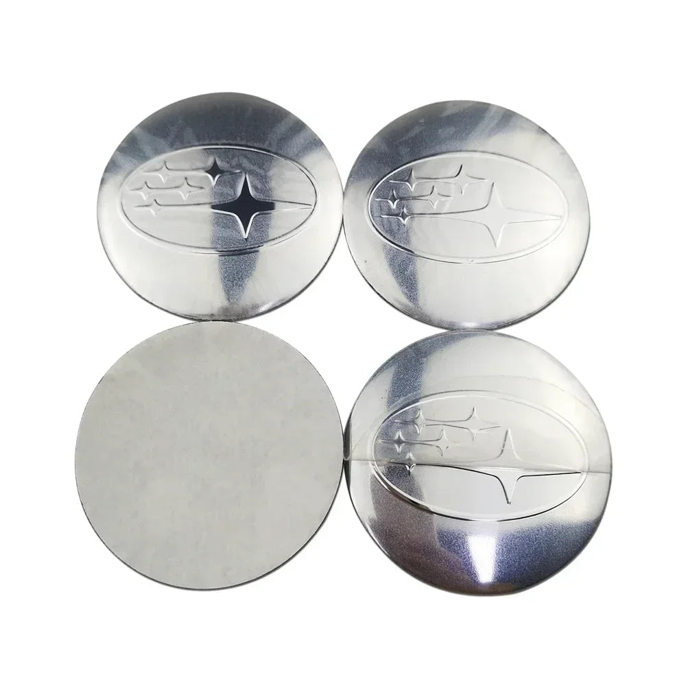 4pcs 56MM Car Wheel Center Emblem Hub Badge Sticker for Subaru STI XV WRC WRX BRZ LEVORG FORESTER IMPREZA LEGACY OUTBACK